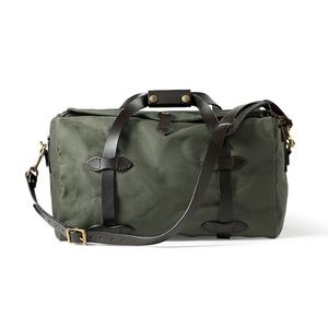 Filson Otter Green Small Duffle, like new